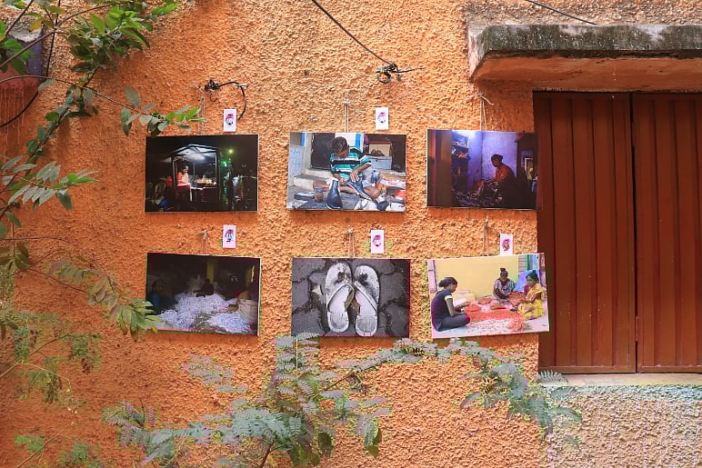 வட சென்னை சுவர்களை அலங்கரித்த புகைப்பட சித்திரங்கள்... மாணவர்களின் அசத்தல் முயற்சி!