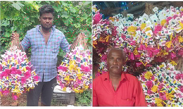 மாட்டுப் பொங்கலுக்கு 
தயாரான நெட்டி மாலை... இதில் என்ன சிறப்பு?