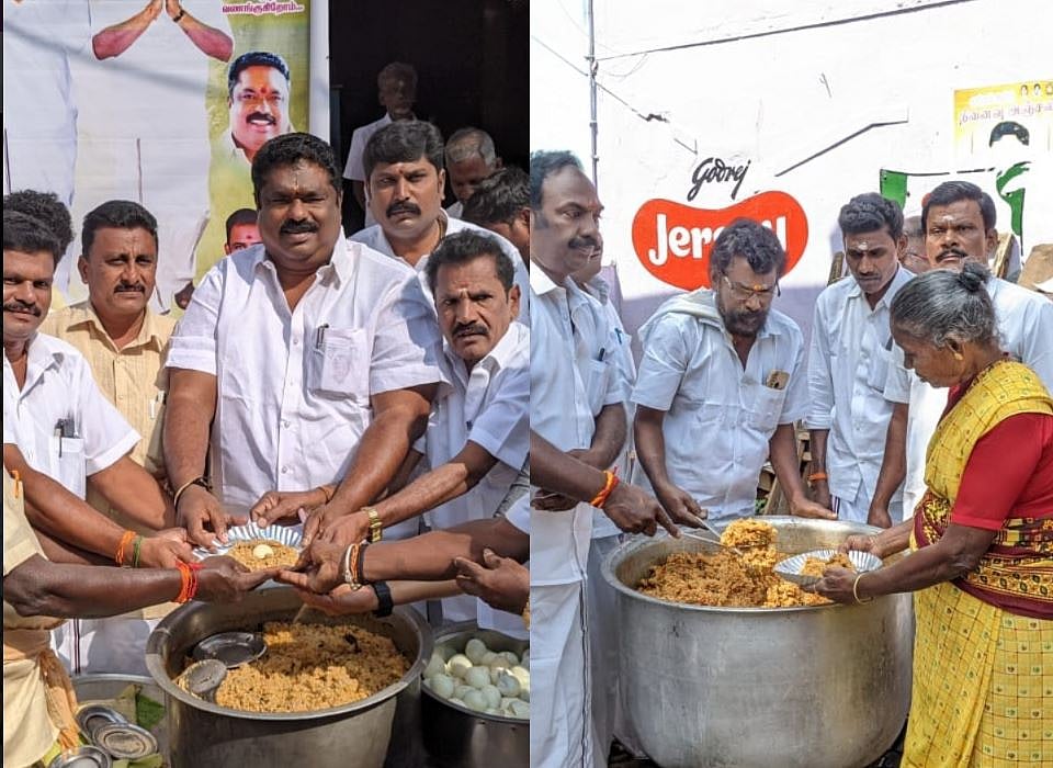 வெஜ் பிரியாணி vs முட்டை பிரியாணி... போட்டி போட்ட எடப்பாடி - பன்னீர் தரப்பு நிர்வாகிகள்