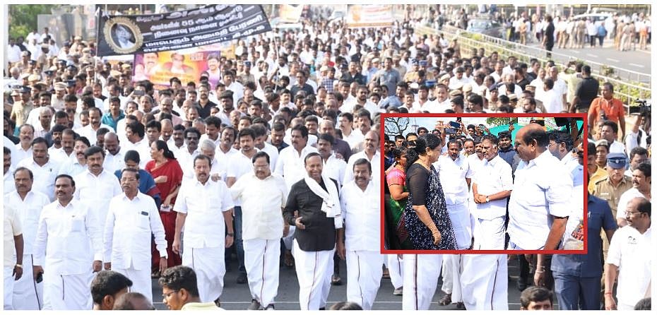 அண்ணா நினைவு நாள்: சீனியர்களை தொடர்ந்து வந்த உதயநிதி, கனிமொழி - சந்தித்துக்கொண்ட ஓபிஎஸ், சசிகலா!