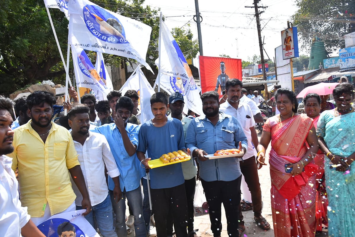 Vijay: அரசியல் கட்சி தொடங்கிய நடிகர் விஜய் - தமிழகம் முழுவதும் ரசிகர்கள் கொண்டாட்டம் | Video