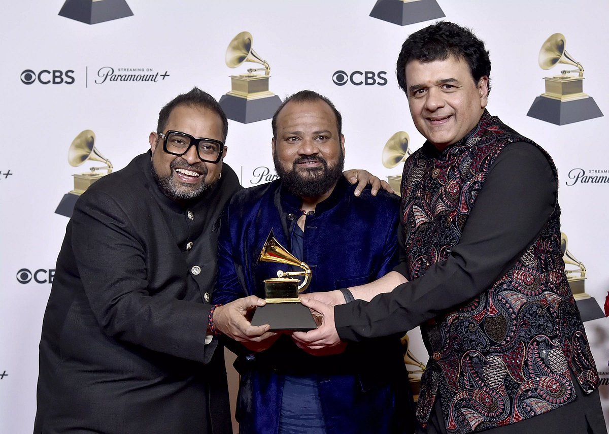 Grammy Awards: 'இந்தியாவை நினைத்து பெருமை கொள்கிறோம்' - கிராமி விருதை வென்றது சக்தி இசைக்குழு! 