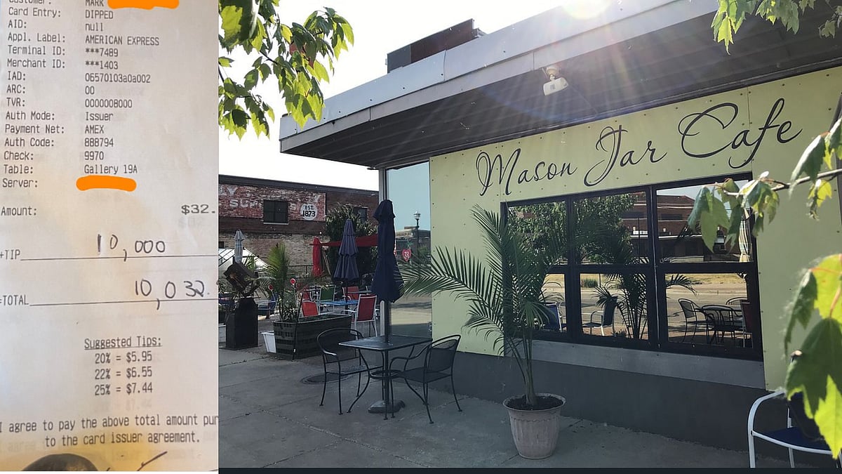 சாப்பிட்டது 32.43 டாலருக்கு... டிப்ஸோ 10,000 டாலர்; காரணம் கூறிய வடிக்கையாளரால் நெகிழ்ந்த ஊழியர்! 