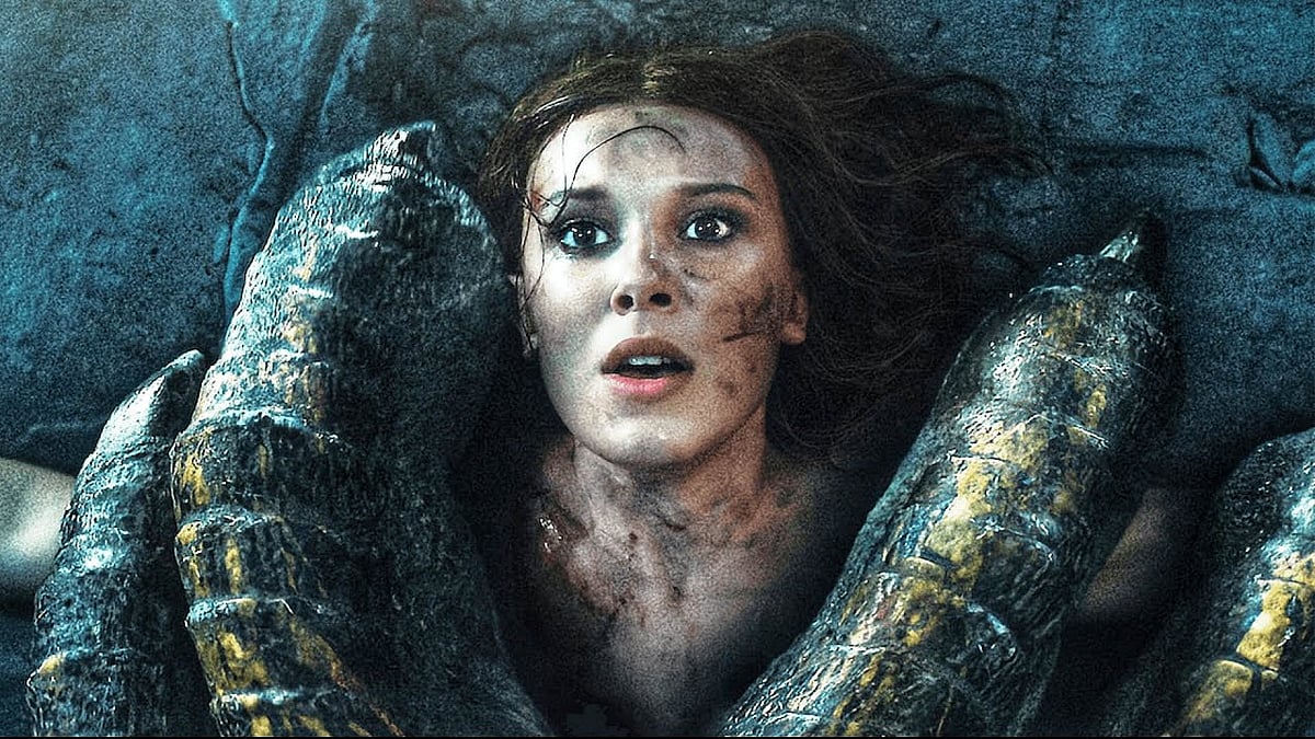 Damsel Review: குகைக்குள் டிராகன்; போராடும் இளவரசி - பதற வைக்கிறளா இந்த `மஞ்சும்மல் கேர்ள்'?