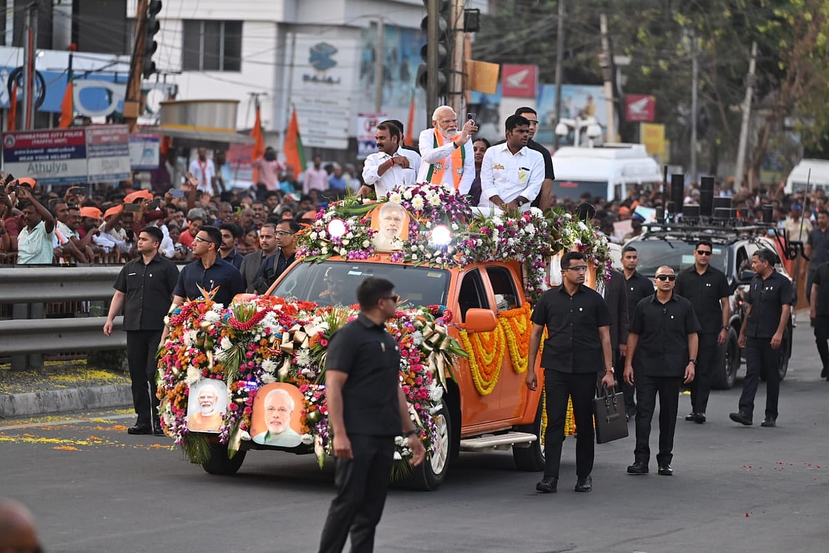 `கறார்... சொதப்பல்... சர்ச்சை..!' - கோவை பிரதமர் மோடி ரோட் ஷோ ரிப்போர்ட்!