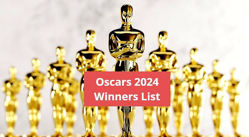 Oscars 2024 Winners List: 96வது ஆஸ்கர் விருதின் முழுப் பட்டியல் இதோ!