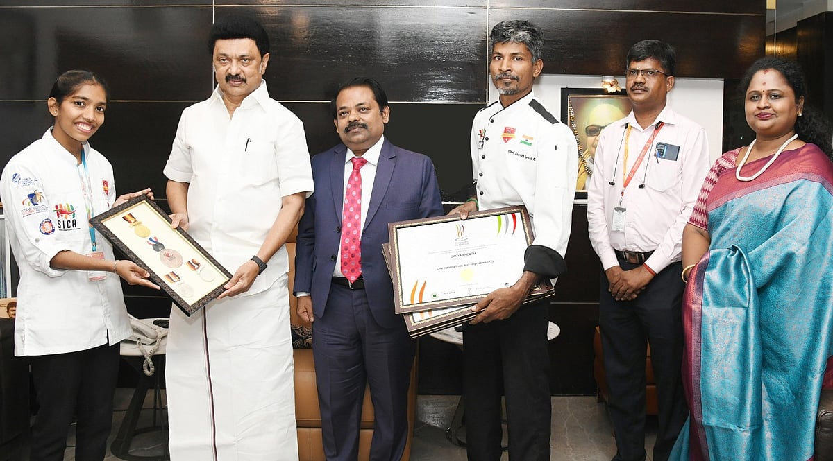 சமையல் ஒலிம்பிக்கில் தங்கம் வென்ற சென்னை அமிர்தா கல்லூரி மாணவி; வாழ்த்து தெரிவித்த முதலமைச்சர்!   