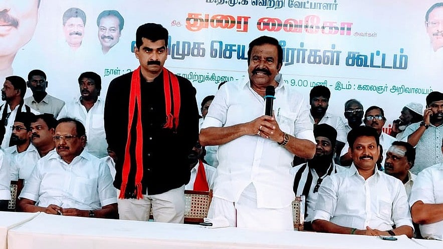 `நீங்களே வேட்பாளரை நிறுத்துங்கள்; நான் பிரசாரம் செய்கிறேன்!' - திமுக-வினரிடம் வெடித்த துரை வைகோ