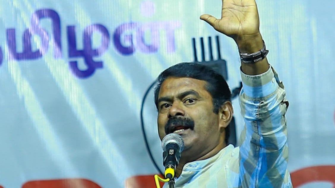 `ஜெ-வை சிறையில் வைத்த கட்சியோடு டிடிவி; தமிழினத்தை அழித்த கட்சியோடு தங்க தமிழ்ச்செல்வன்!' - சீமான் 