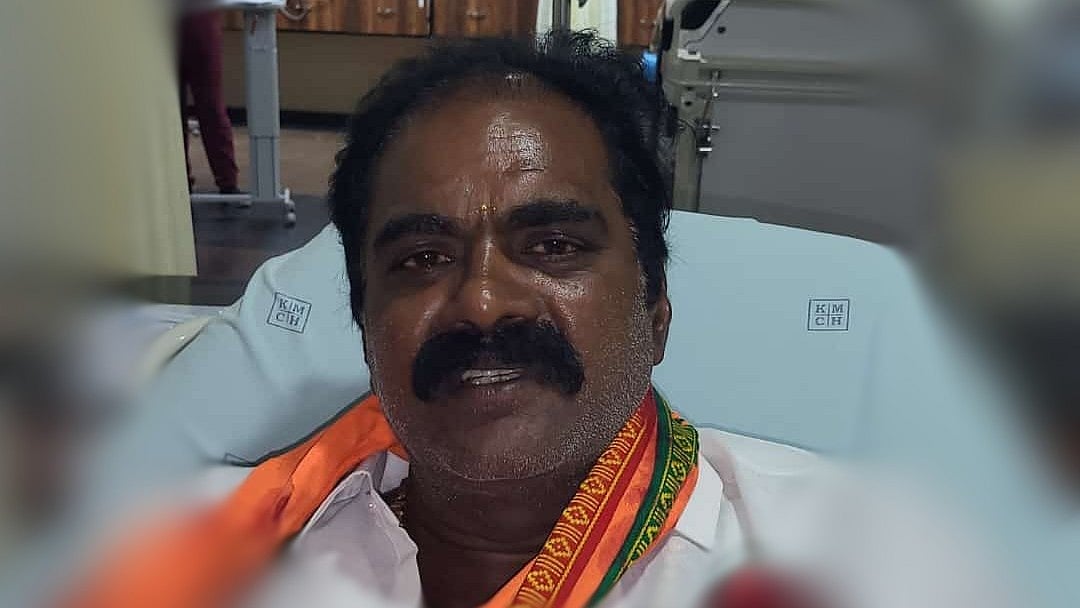 அண்ணாமலை வெற்றி பெறமாட்டார் என கூறியதால் தன் விரலை துண்டித்த பாஜக பிரமுகர் - கோவையில் பரபரப்பு