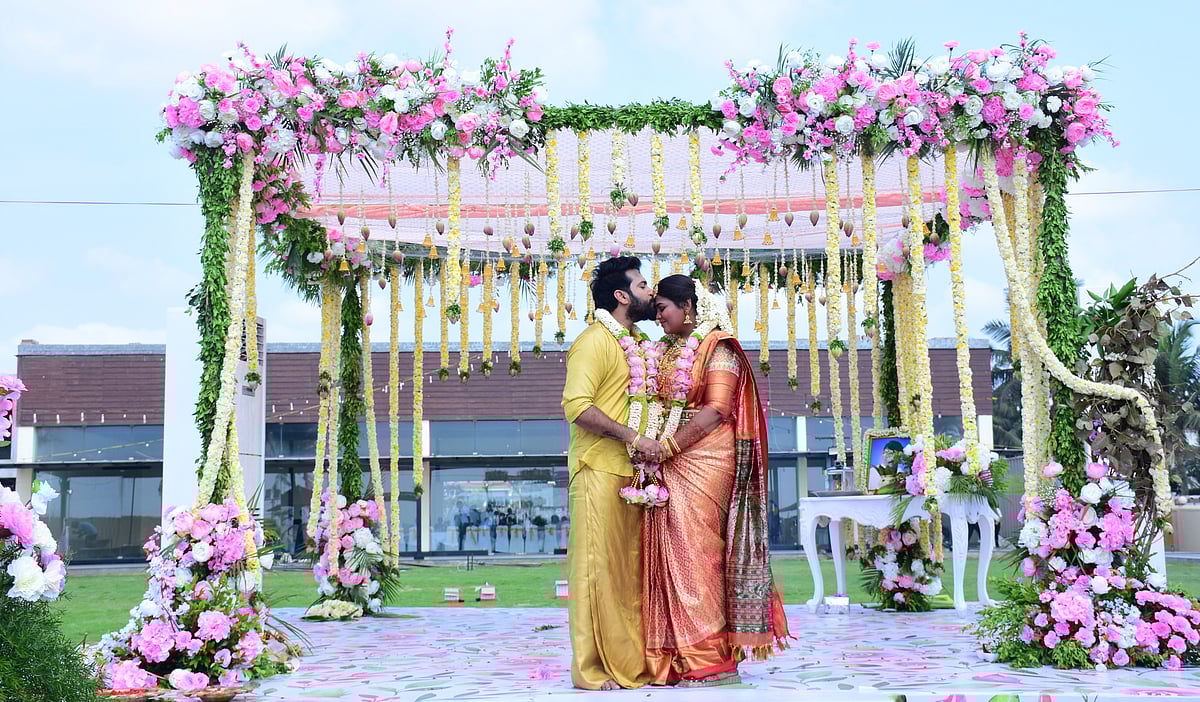 `கல்யாணத்துக்காக 20 கிலோ வெயிட் லாஸ் பண்ணினேன்!' - காதல் திருமணம் குறித்து `அன்பே வா' விராட் - நவீனா