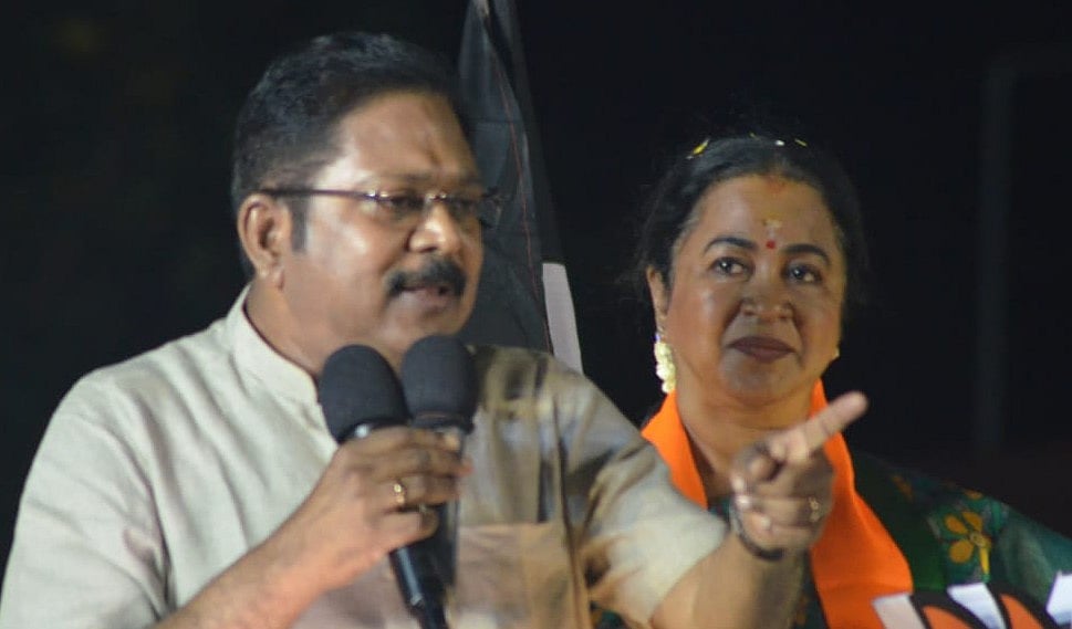 `எடப்பாடி பழனிசாமியிடம் இருப்பதால், இரட்டை இலை தோல்வி சின்னம்' - டி.டி.வி.தினகரன் பேச்சு