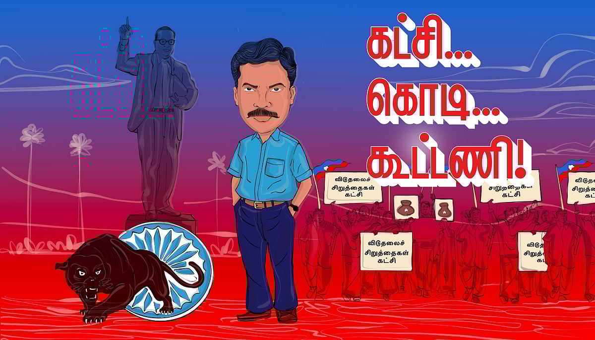 கட்சி... கொடி... கூட்டணி! EP06 `நட்சத்திரம் நகர்ந்துவந்த பாதை!' | விடுதலை சிறுத்தைகள் கட்சி  