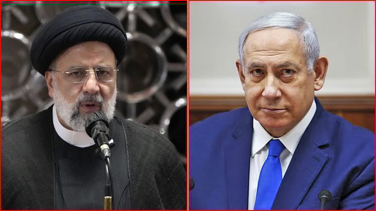 இரான் அதிபர் இப்ராஹிம் ரைசி - நெதன்யாகு