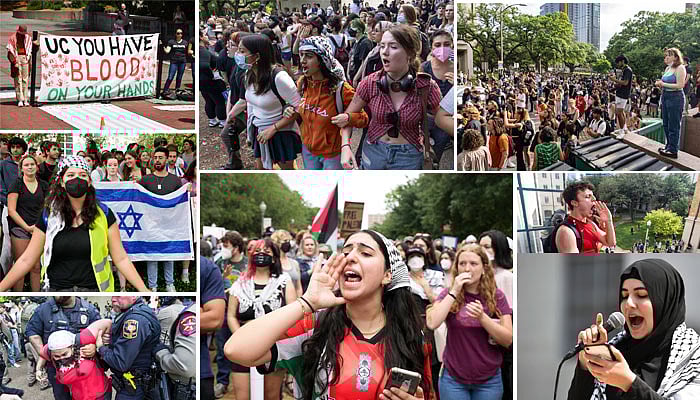 Save Gaza: அமெரிக்கா கல்லூரிகளில் விரிவடையும் போராட்டம்; திக்குமுக்காடும்  காவல்துறை! | Album