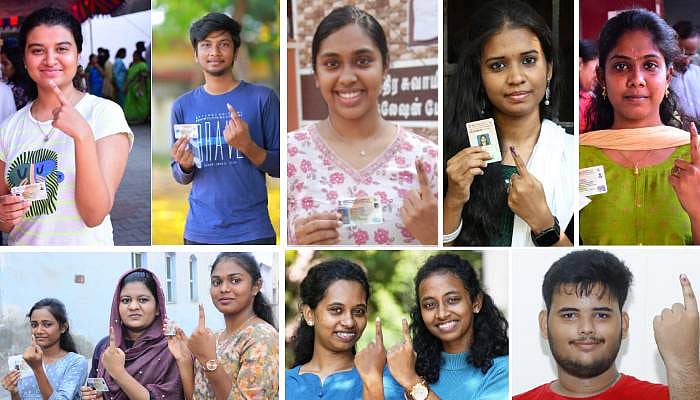 First time Voters: தமிழ்நாட்டில் ஆர்வமுடன் வாக்களித்த முதல் முறை வாக்காளர்கள்! - Election Clicks