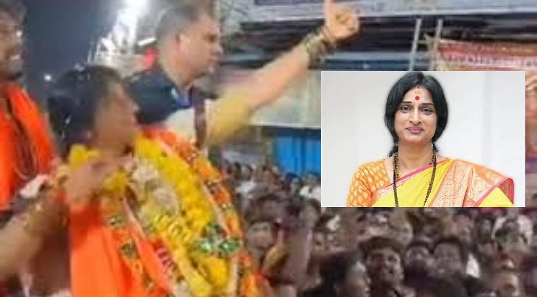 மசூதிமீது அம்பு எய்வதுபோல சைகை; சர்ச்சை செயலால் கிளம்பிய எதிர்ப்பு - மன்னிப்பு கேட்ட பாஜக வேட்பாளர்!