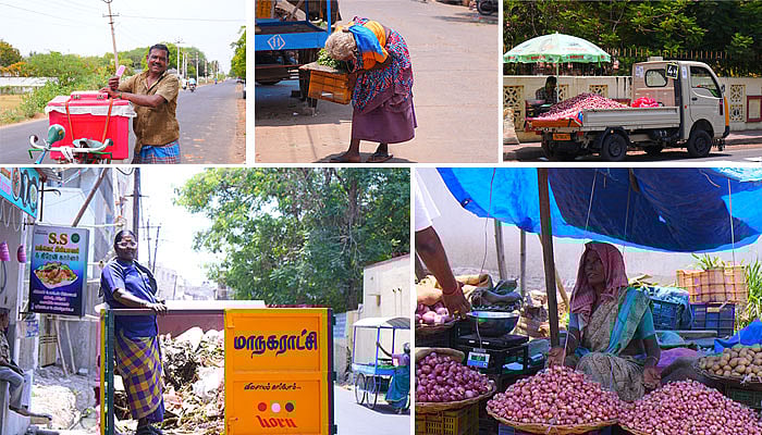 கரூர்: கொளுத்தும் கோடை... உழைக்கும் மக்கள்..! - வெயிலும் வியர்வையும்! | Photo Story