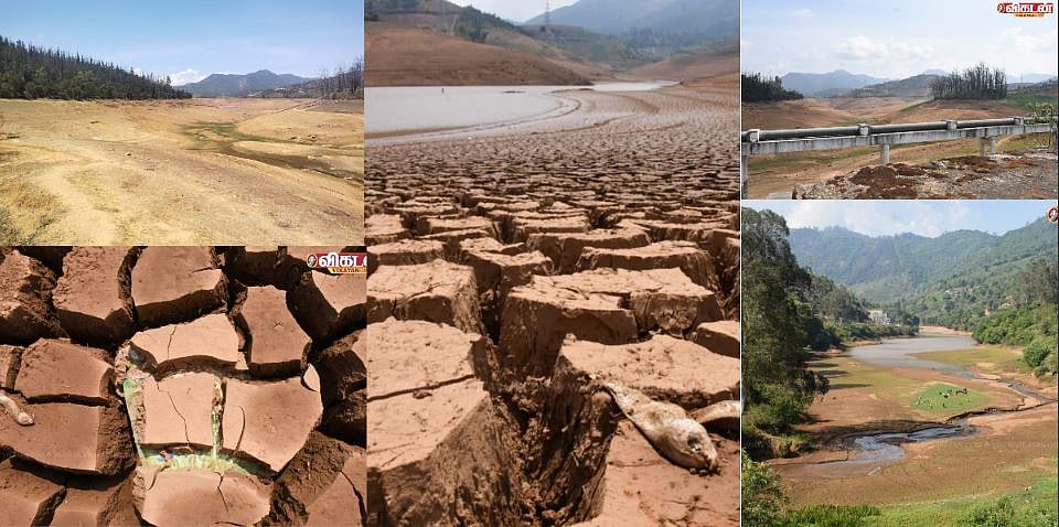 வறட்சியின் பிடியில் அவலாஞ்சி, எமரால்டு, குந்தா அணைகள்! - நீலகிரியையும் விட்டுவைக்காத கோடை