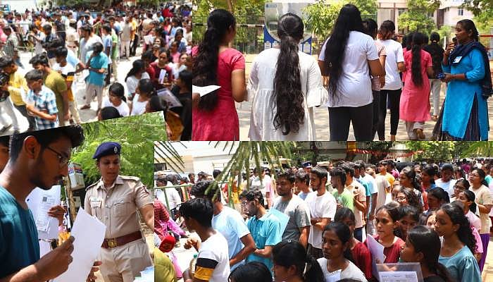 Neet Exam: நீண்ட வரிசையில் மாணவர்கள்; சோதனைக்குப் பின் அனுமதி; காத்திருக்கும் பெற்றோர்கள்!