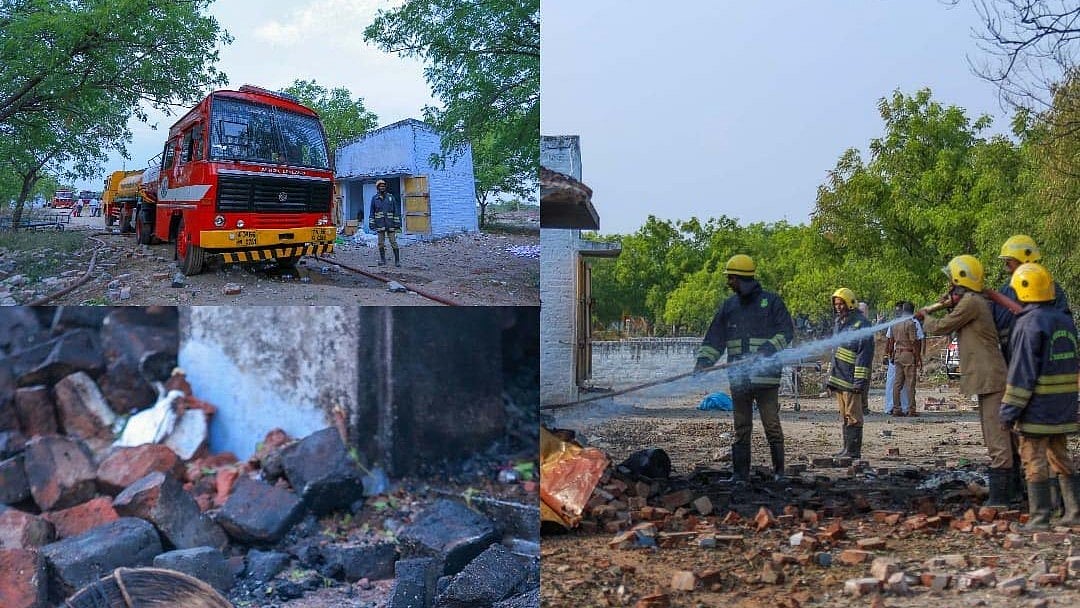 மயானமாக காட்சியளிக்கும் ஆலை பகுதிகள் - 10 உயிர்களை குடித்த வெடி விபத்தின் கண்ணீர் காட்சிகள்