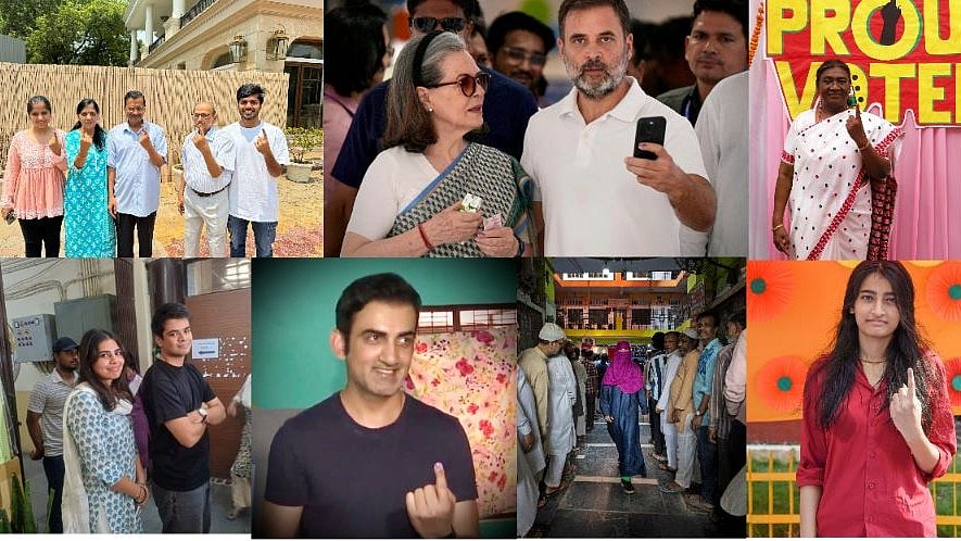 குடியரசுத் தலைவர், முதல்வர் டு ராகுலுடன் பிரியங்கா மகள், மகன் - தேர்தலின் சுவாரஸ்ய  க்ளிக்ஸ்!