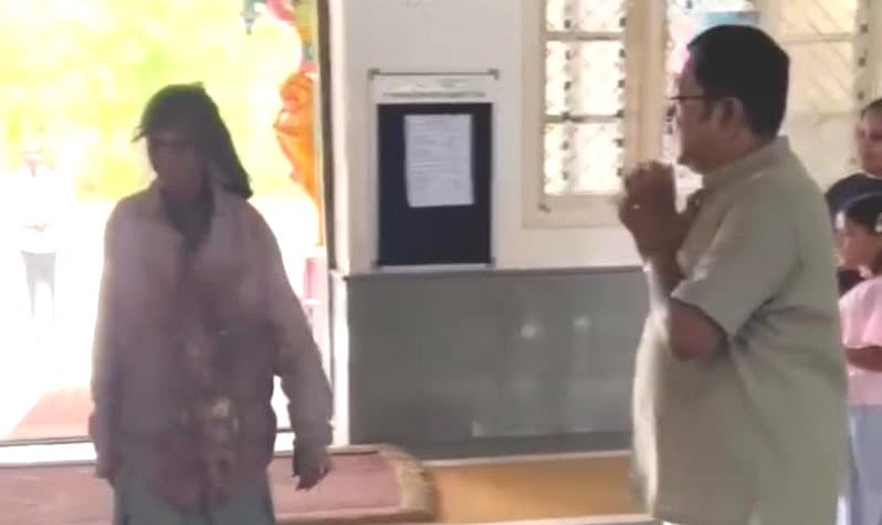 அன்று `மூக்குப்பொடி’ சித்தர்... இன்று `தொப்பி’ அம்மா - திருவண்ணாமலையில் காத்திருந்து வணங்கிய தினகரன்