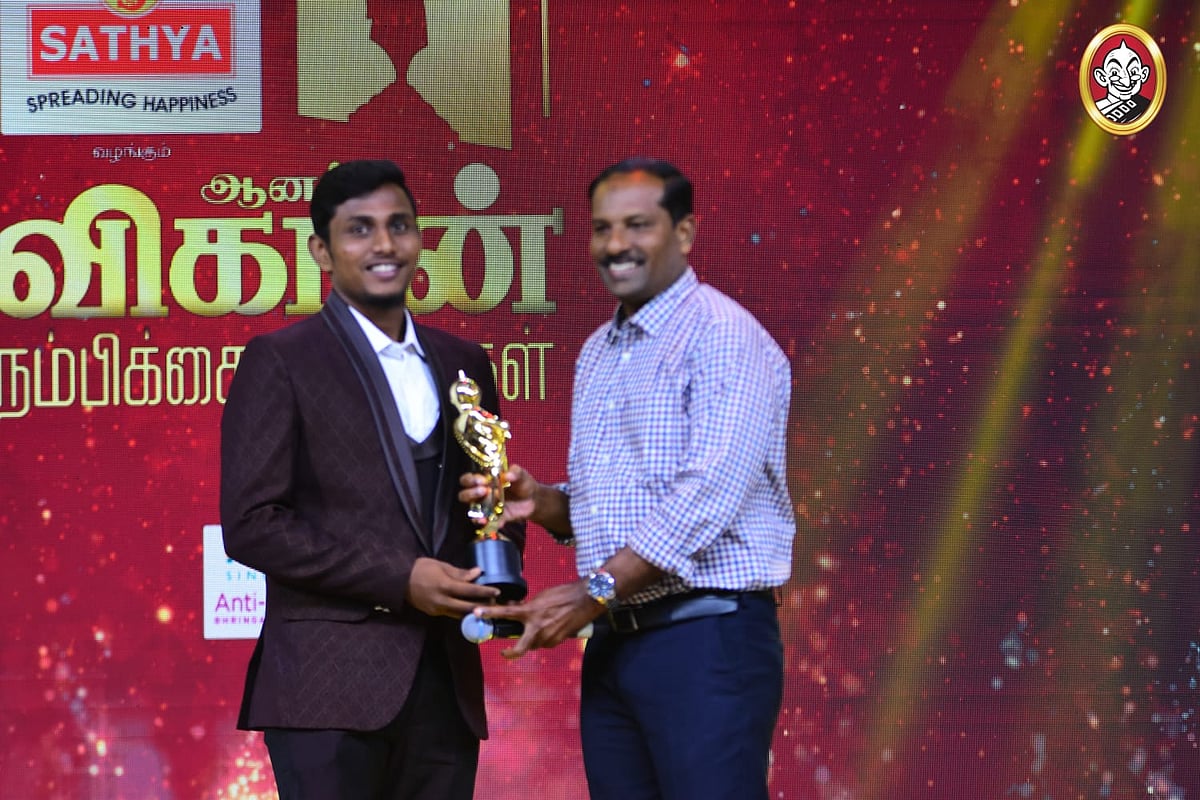 Nambikkai Awards: அரியலூர் டு பாரிஸ் ஒலிம்பிக் - சாதித்த ஏழை தாயின் மகன்!