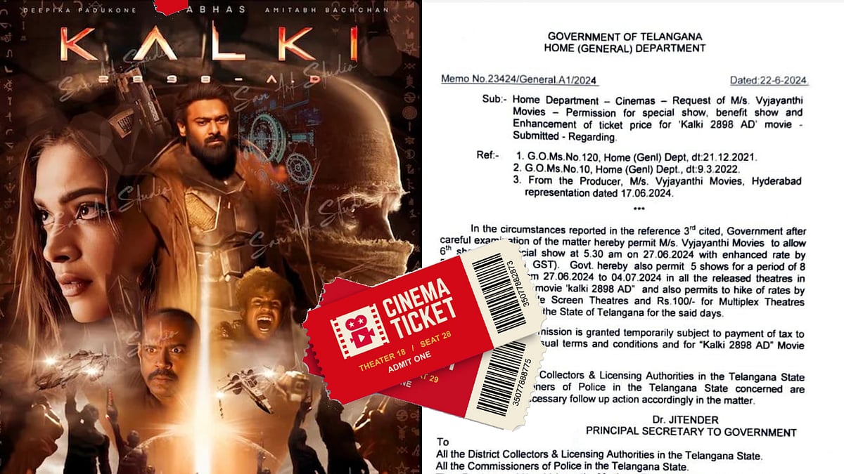 Kalki 2898 AD: `கூடுதல் சிறப்புக் காட்சி; டிக்கெட் விலை உயர்வு'- அனுமதி கொடுத்த தெலங்கானா அரசு!
