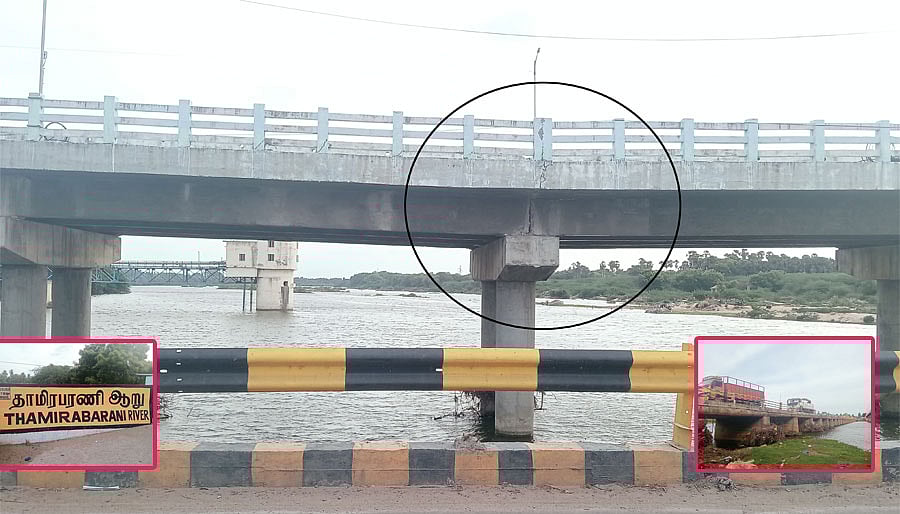 தூத்துக்குடி: வெள்ளத்தால் சேதமடைந்த முக்காணி பாலம்... ஏழு மாதங்களாகியும் சீரமக்கப்படாத அவலம்!