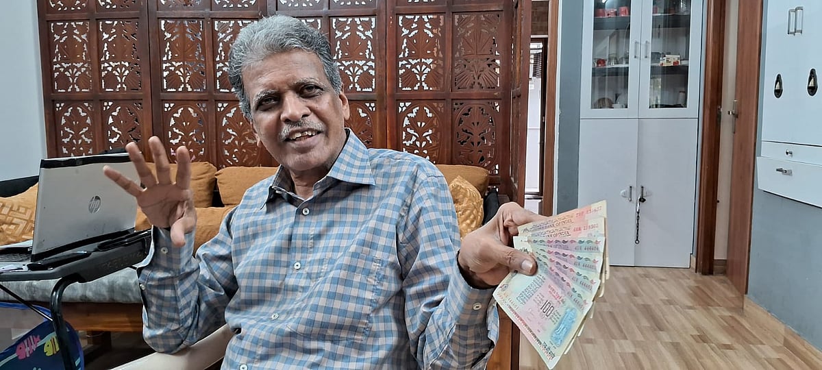 28 ஆண்டுகால சட்டப் போராட்டம் - அதே பழைய ரூபாய் நோட்டுகள்; லஞ்சப் பணத்தை மீட்ட கோவை சமூக ஆர்வலர்