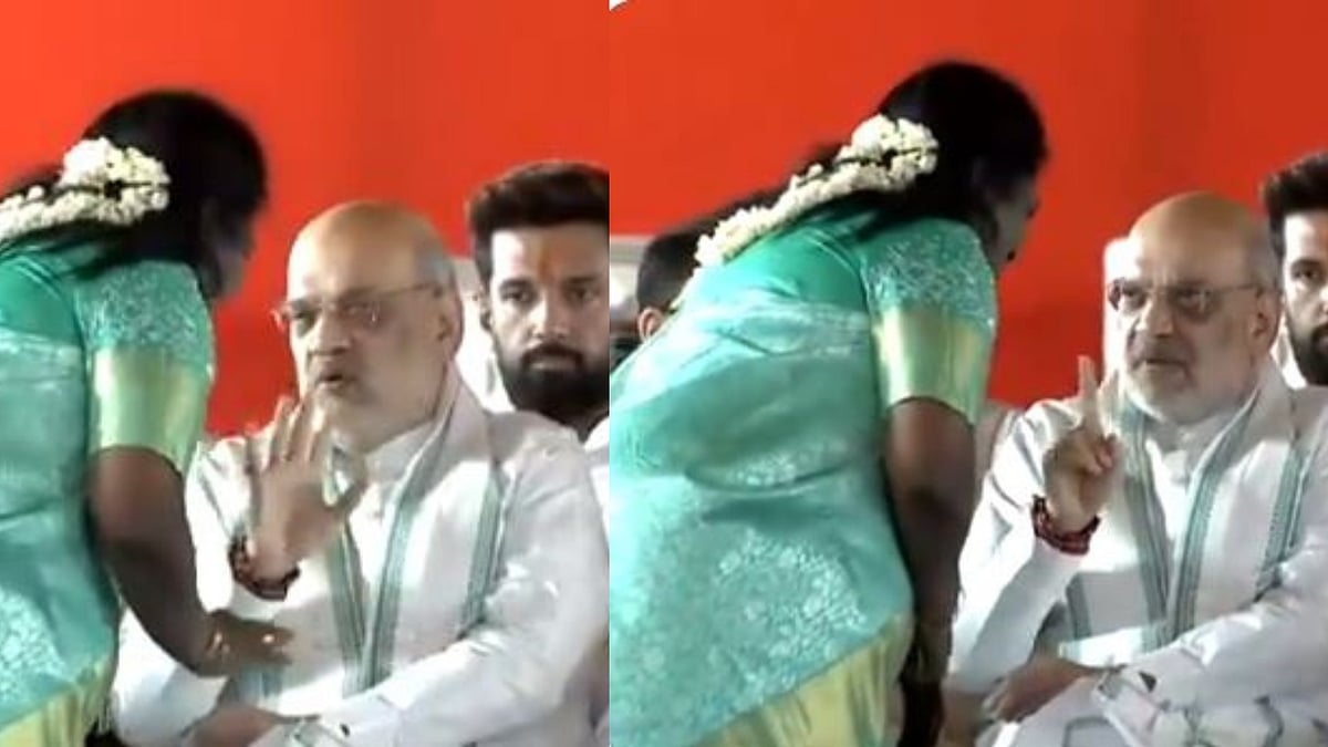 பதவியேற்பு மேடையில் தமிழிசை கண்டிக்கப்பட்டாரா?! அமித் ஷா - தமிழிசை உரையாடலின் வைரல் வீடியோ!