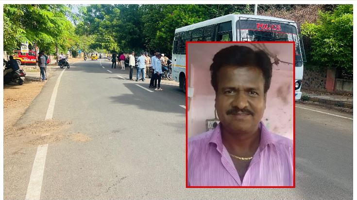 வாக்கிங் சென்ற நாம் தமிழர் கட்சி நிர்வாகி படுகொலை - மதுரையில் அதிர்ச்சி  சம்பவம் | Nam thamilar katchi cadre murder at madurai - Vikatan