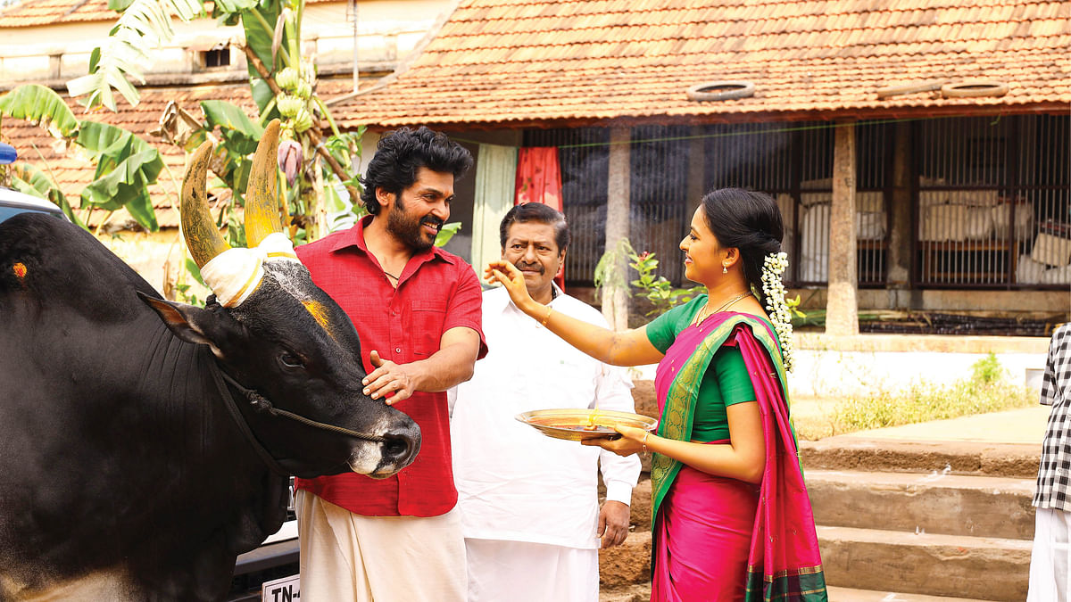 Ananda Vikatan - 07 August 2024 - Meiyazhagan Exclusive: "அன்பின் முதல் புள்ளி '96'... இரண்டாவது புள்ளி 'மெய்யழகன்'!" |director premkumar interview about Meiyazhagan movie - Vikatan