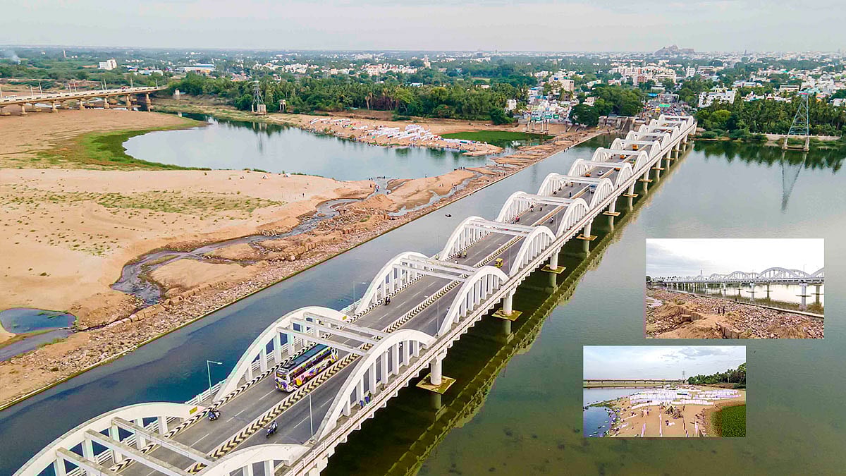 திருச்சி: கொள்ளிடம் பாலமும் வாழ்க்கையும்... ஸ்பாட் விசிட் டிரோன் படங்கள்!