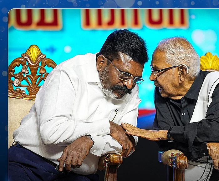 `எச்சரித்த’ வீரமணி; `மாறுபட்ட’ நாஞ்சில் சம்பத்; மறுசீரமைப்பு - திருமாவளவன் பிறந்தநாள் விழா ஹைலைட்ஸ்