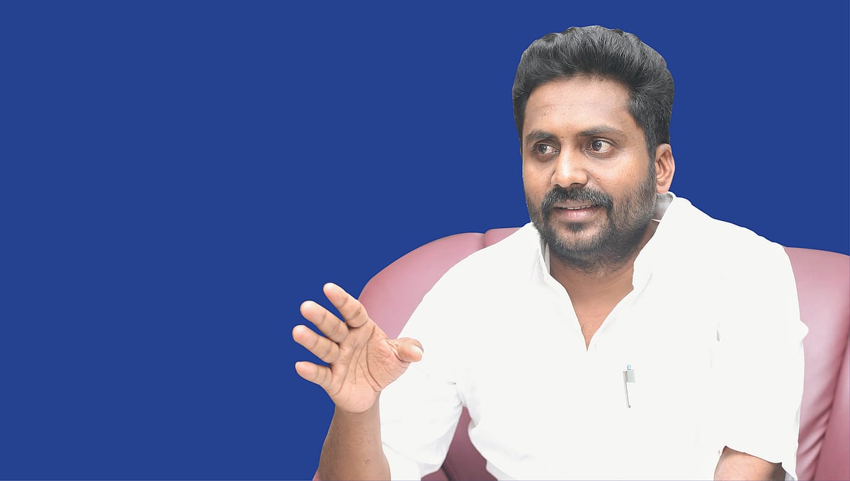 Junior Vikatan - 29 September 2024 - “கூட்டணியிலிருந்து யாராலும்  திருமாவளவனை பிரித்துவிட முடியாது!” - அடித்துச் சொல்லும் ராஜீவ்காந்தி | dmk  student wing leader rajiv ...