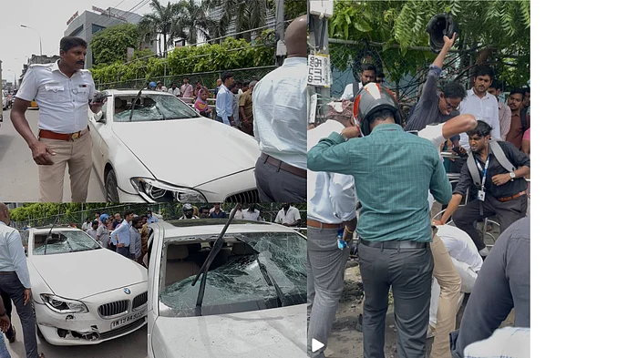 அண்ணா சாலை விபத்து