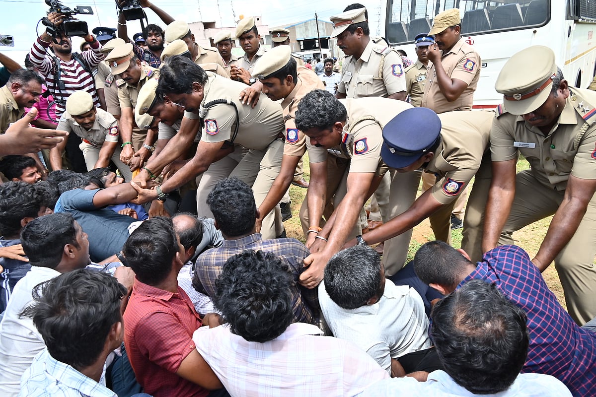 Samsung Employees Strike | சாம்சங் போராட்டம்