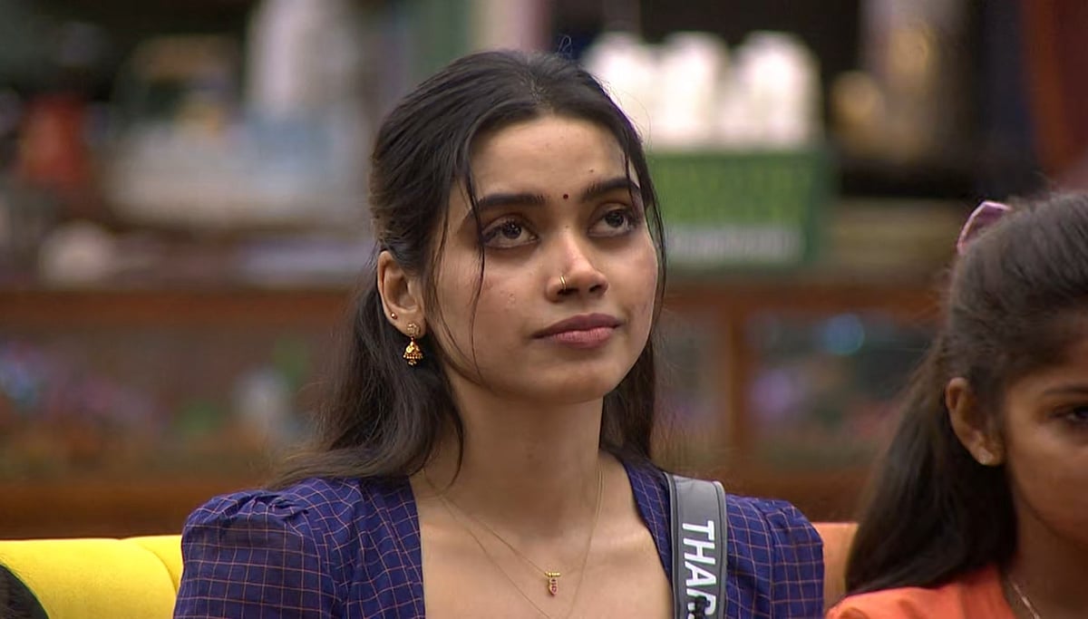 Bigg Boss 8 : `பிக் பாஸ் வீட்டில் நான் நானாகதான் இருந்தேன்' - எவிக்‌ஷனுக்குப் பிறகு தர்ஷிகா