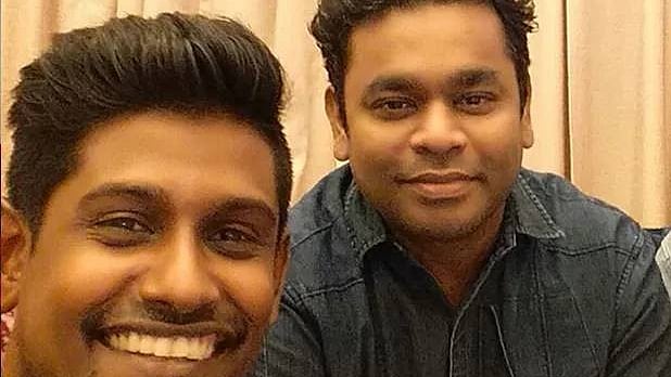 Rahman `ரஹ்மான் சார தப்பா பேச எப்படி மனம் வருகிறது? அவர் எனக்குச் சொன்ன அறிவுரை...' - ஏடிகே உருக்கம் | Rap singer Aryan Dinesh Kanagaratnam about music Director Arrahman ...