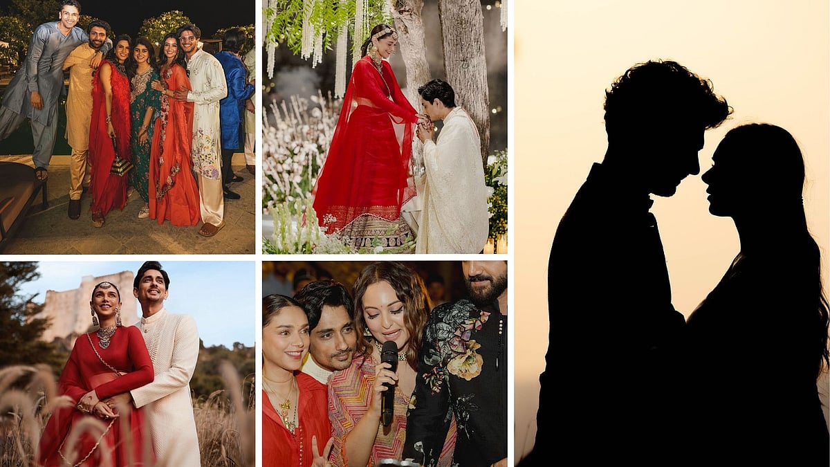 Siddharth - Aditi Rao: துல்கர், விக்ரம் பிரபு, சோனாக்ஷி... திருமணத்தில் கலந்துகொண்ட பிரபலங்கள்