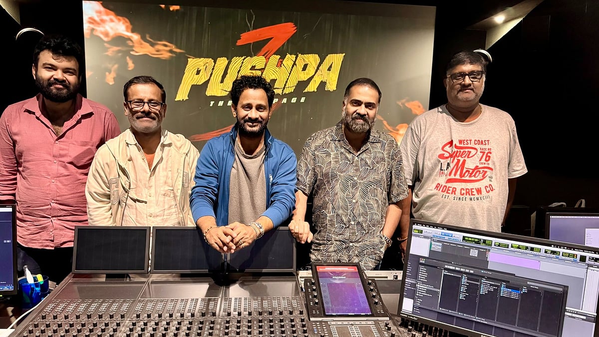 `Pushpa 3- The Rampage!' - மூன்றாம் பாகத்துக்கு லீட்!; `புஷ்பா 2' பற்றிய சாம்.சி.எஸ் பதிவு..!