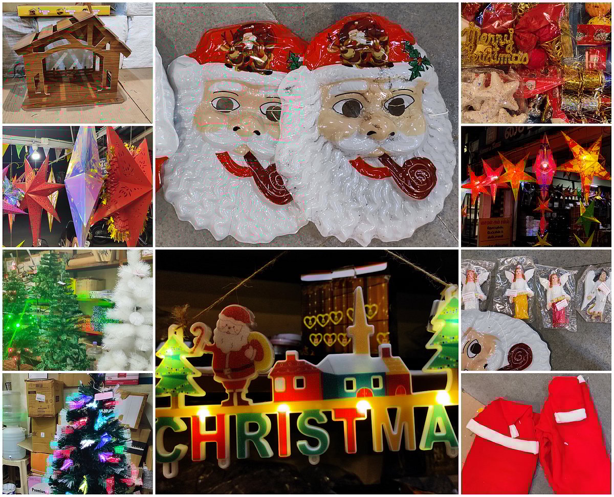 ஈரோடு: களைகட்டிய கிறிஸ்துமஸ் விற்பனை... கடை வீதியில் குவிந்த அலங்கார பொருள்கள்.. | Photo Album