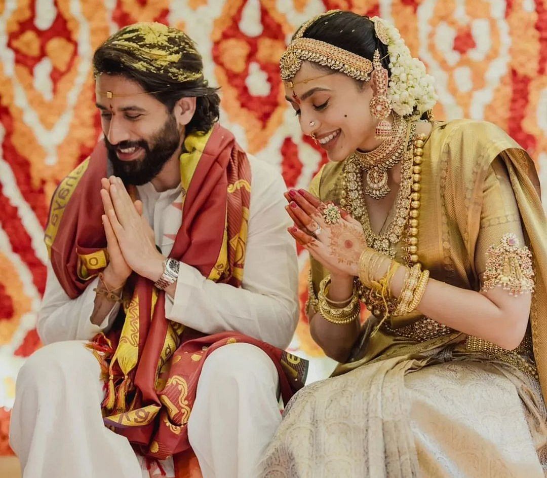 Naga Chaitanya: கோலாகலமாக நடைபெற்ற நாக சைதன்யா - சோபிதா துலிபாலா திருமணம்! | Photo Album 