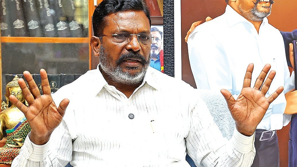 `நடிகரின் பின்னால் ஆட்டு மந்தைகளைப்போல செல்லும் இளைஞர்கள் எனக்கு தேவையில்லை!’ - திருமாவளவன் ஆவேசம்