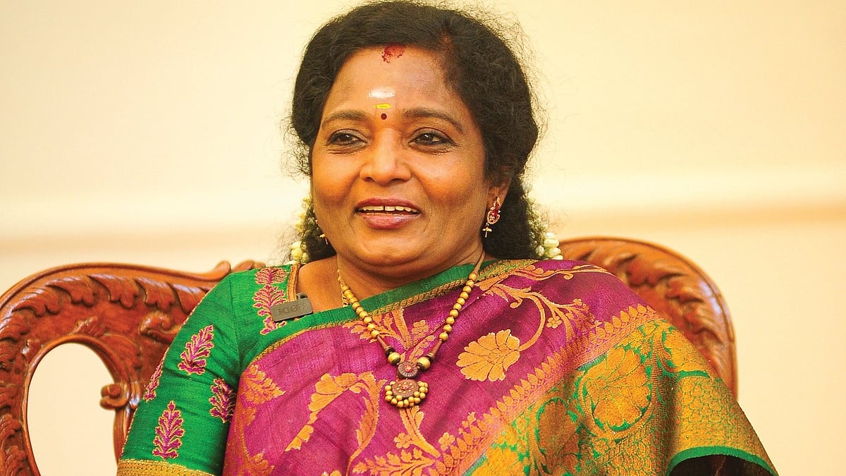 ``என்னப்பா அதானியைப் பற்றி பேசியதும் பவர் கட் ஆகுது!'' - பத்திரிகையாளர் சந்திப்பில் தமிழிசை