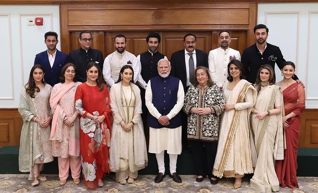 PM Modi - kapoor family: ராஜ் கபூர் நினைவுகளை அவர் குடும்பத்தினருடன் பகிர்ந்த பிரதமர் மோடி!