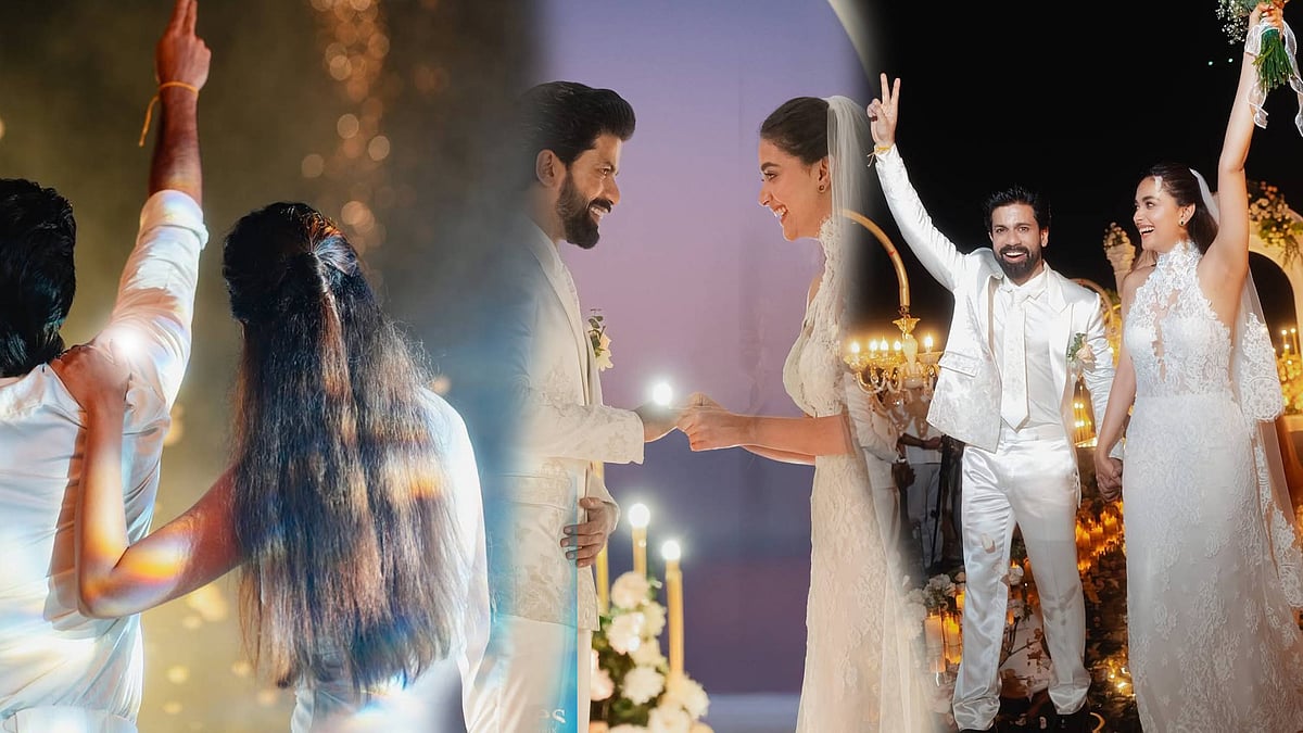 Keerthy Suresh: `இரவாக நீ, நிலவாக  நான்..' -வைரலாகும் கீர்த்தி சுரேஷின் திருமண க்ளிக்ஸ் |Photo Album