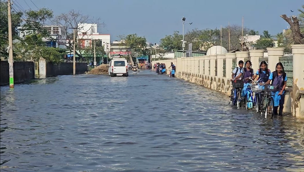 தூத்துக்குடி: கொட்டித் தீர்த்த கனமழை... தெருக்களில் மழைநீர் வடியாததால் அவதிப்படும் மக்கள்